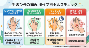 手の平い 痛い 真ん中 の原因を徹底解説 手のひら中央がズキズキする 引きつれる しびれる症状の正体と正しい対処法完全ガイド 3