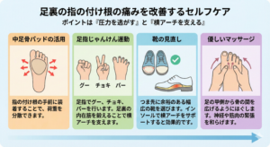 足裏痛い 指の付け根の原因を徹底解説 石を踏んでいるような痛みの正体と考えられる病気 自宅でできる対処法と受診の目安まで完全ガイド 9