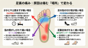 足裏 痛い 原因を徹底解説 歩くと痛む足の裏の主な病気とセルフチェック法 今すぐできる対処法と受診の目安まで完全ガイド 2