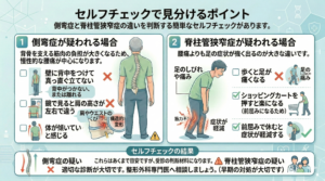 側湾症と脊柱管狭窄症との違いを徹底解説 高齢者に多い背骨の病気の見分け方と合併時の注意点 4